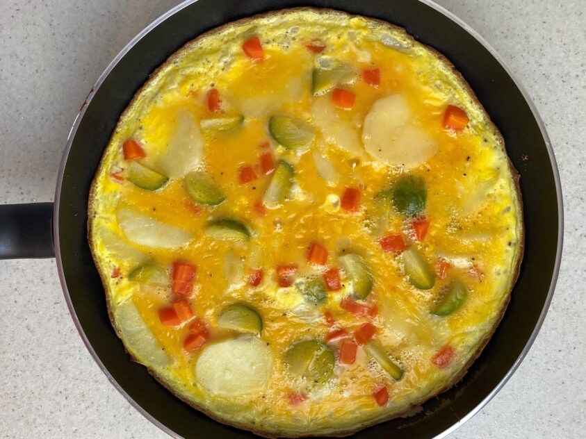 Spanish Omelette with Christmas Leftovers Recipe